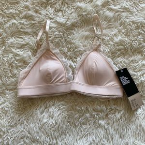 H&M Light Peach Padded Bralette- New